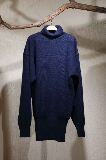 헤드 메이너 Hed Mayner Turtleneck Pullover Sweater - Dark Navy