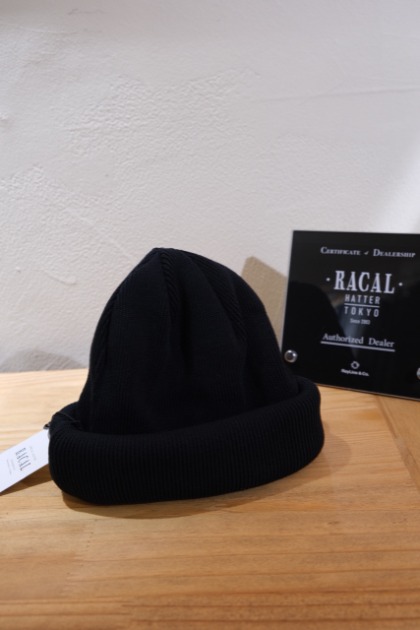 라칼 Racal Reversible Knit Cap - Black / Charcoal