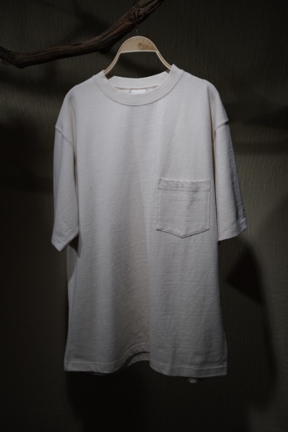 스노우피크 재팬 Snow Peak JP - Recycled Cotton Heavy T shirt - Ecru