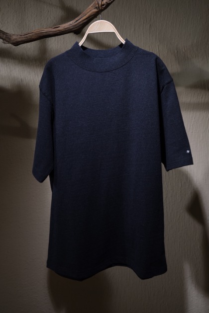 스노우피크 재팬 Snow Peak JP - Recycled Cotton Heavy Mockneck T shirt - Black