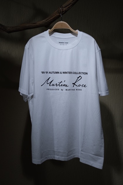 마틴 로즈 Martine Rose - Logo T-SHIRT - White