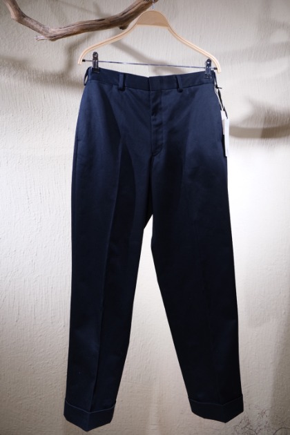 J.Press 제이프레스 WEST POINT PIPED STEM TROUSERS_JAPAN MADE- Navy