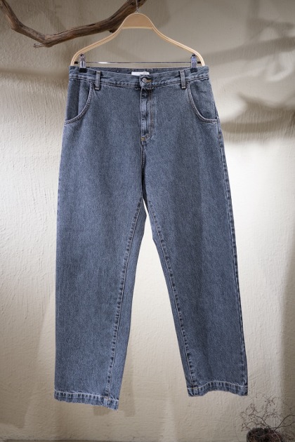 엠에프펜 Mfpen - Regular Jeans - Dark Grey Wool