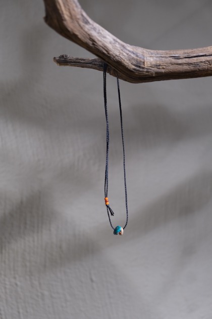 노스웍스 North Works Necklace - Beads Necklace - Ink