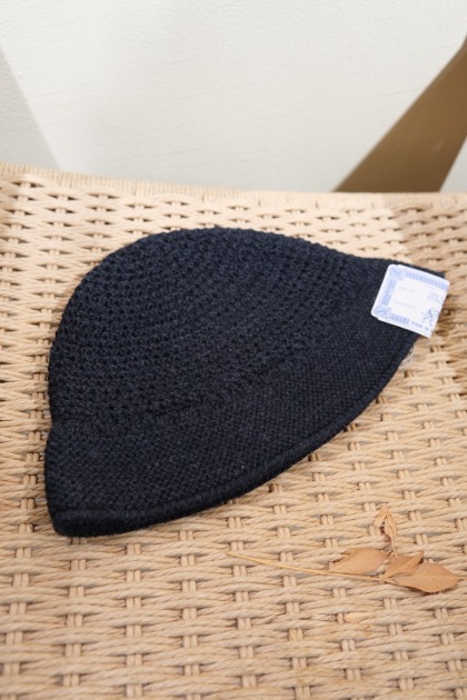 에이치 더블유 엔 독 H.W Dog Wool Knit Hat - Black