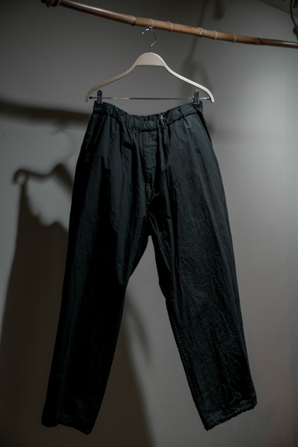 요코 사카모토 Yoko Sakamoto WIDE Trousers / Max High Count Typewriter - Black