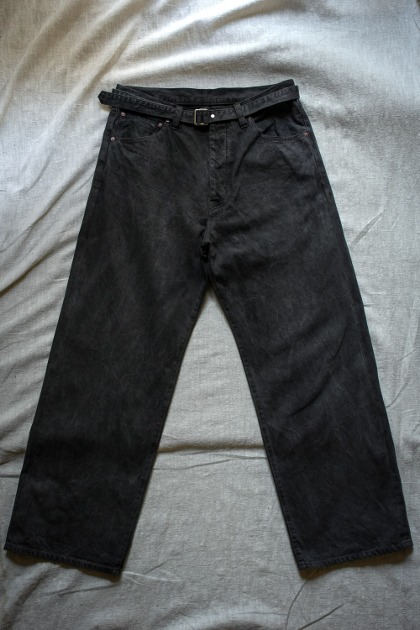 Yoko Sakamoto 요코 사카모토 Denim 5 Pocket Pants Vintage Denim - Sumi Ink