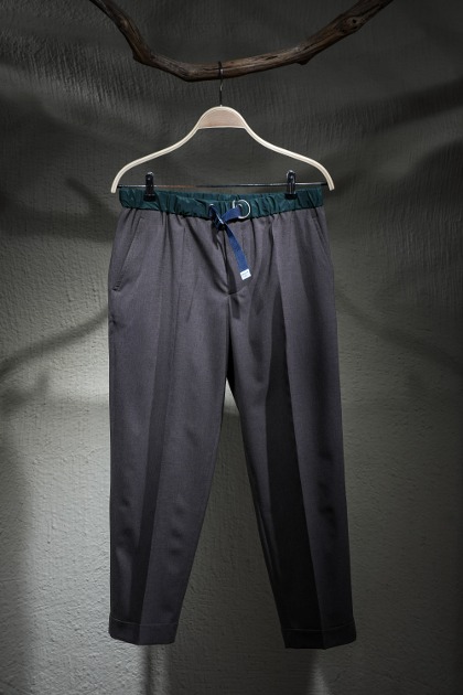 컬러 비콘 Kolor Beacon - Banding Strap Trousers 24SBM-P08136 - Brown