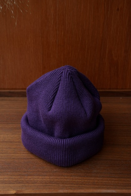 라칼 Racal Roll Knit Cap - Purple