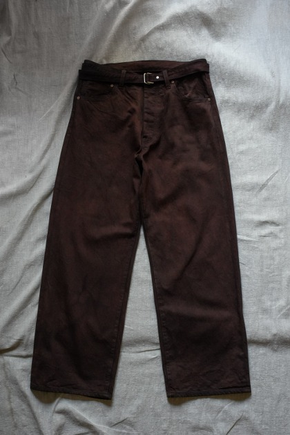 Yoko Sakamoto 요코 사카모토 Denim 5 Pocket Pants Vintage Denim - Kakishibu