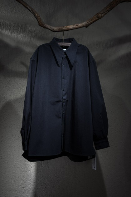 윌리 차바리아 Willy Chavarria - Point Collar Shirt - Black