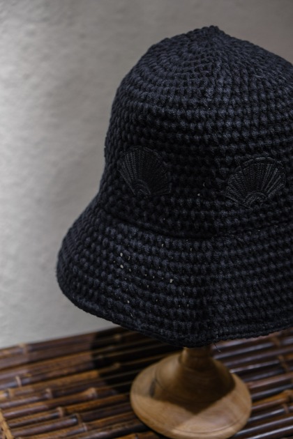 뉴 암스테르담 서프 어소시에이션 New Amsterdam Surf Association - Crochet Hat - Black