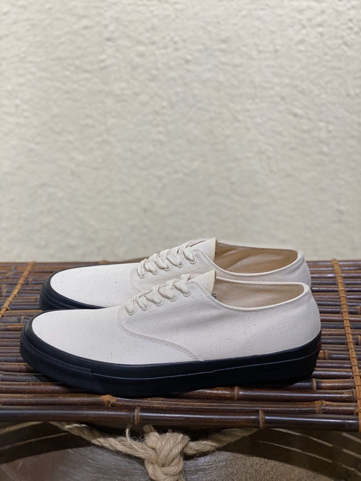 아나토미카 와쿠와 덱슈즈 WAKOUWA Deck Shoes Low - Natural/Black
