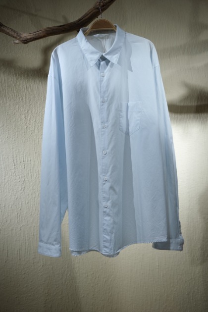 Digawel 디가웰 SHIRT(generic)② garment dye- Blue Grey