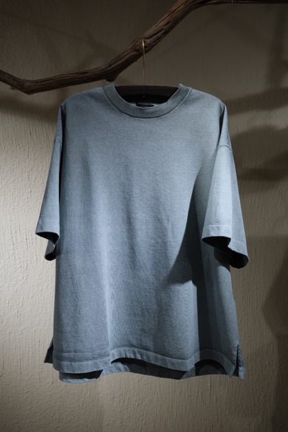 YLEVE 일레브 PIGMENT DYE COTTON JERSEY S/S T-Shirts - Khaki