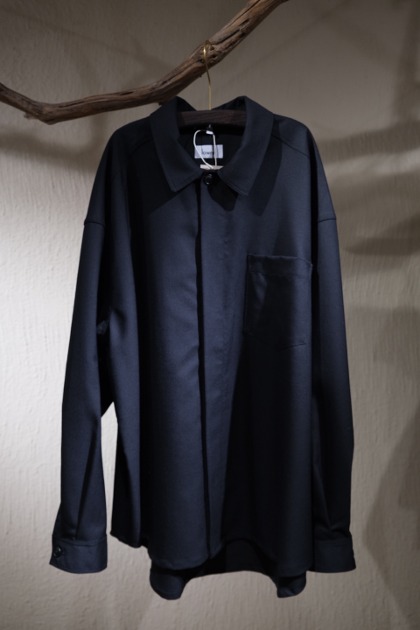 로운 Lownn - Minimal Shirt Long Sleeves - Black