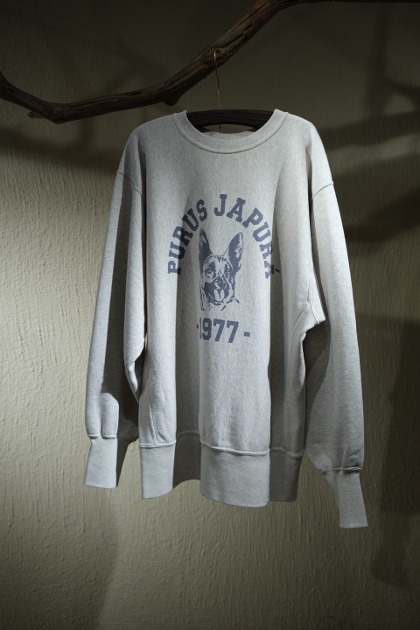 Ciota 시오타 - Suvin Cotton Long Sleeve Sweatshirt -  Light Top Grey