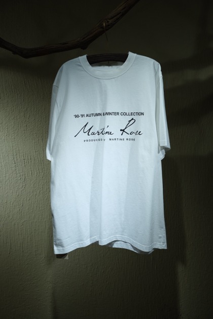 마틴 로즈 Martine Rose - Logo T-SHIRT - White