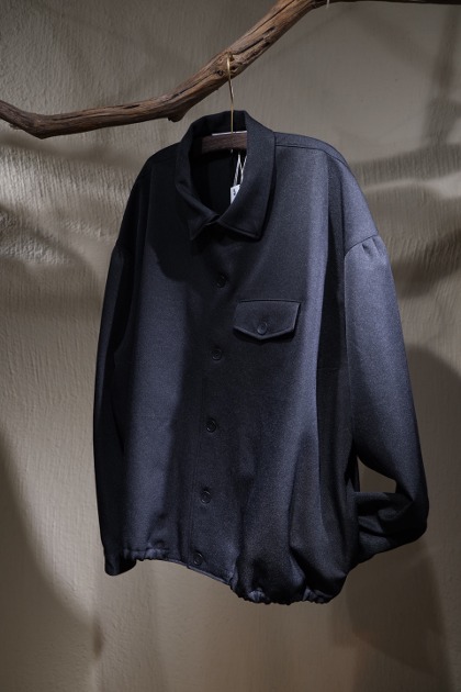 Digawel 디가웰 Shirt Coat Blouson - Black