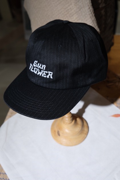 썬플라워 Sunflower Logo Stripe Cap - Black