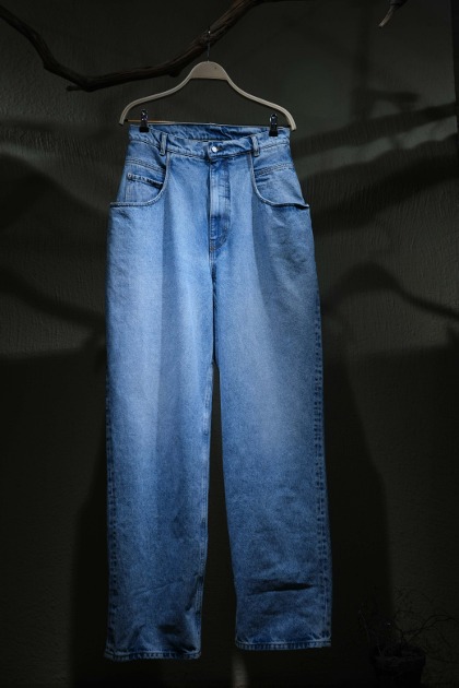 헤드 메이너 Hed Mayner Straight Leg Jeans - Light Pastel Blue