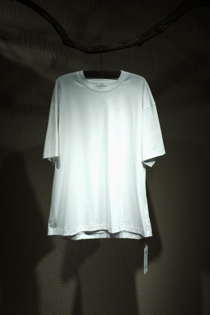 에이톤 도쿄 Aton Tokyo SUVIN 60/2 OVERSIZED T-SHIRT- White