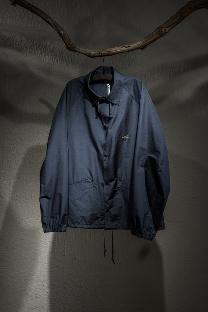 컬러 비콘 Kolor Beacon - Logo Coach Jacket - Charcoal Grey