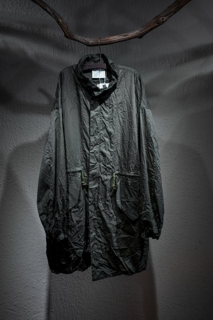 Digawel 디가웰 Loose coat (crease finish) - Khaki