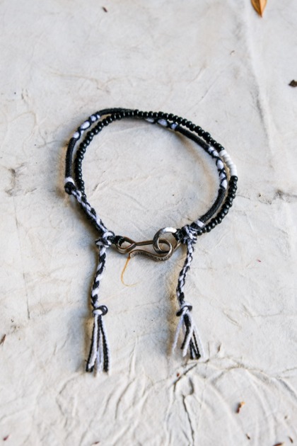 노스웍스 North Works D-718 Beads Bracelet - Black