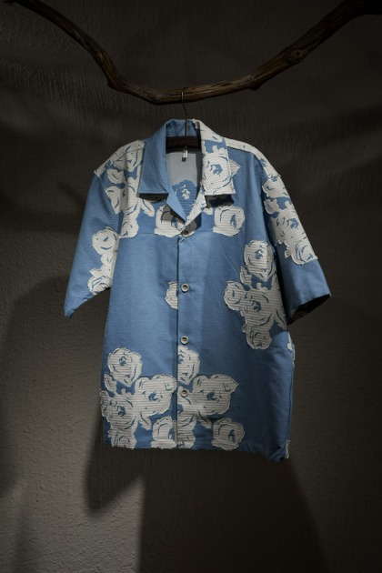 썬플라워 Sunflower - Cayo Shirt Short Sleeve - Blue