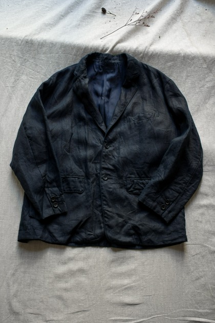 포터 클래식 Porter Classic - Linen Classic Jacket - Navy