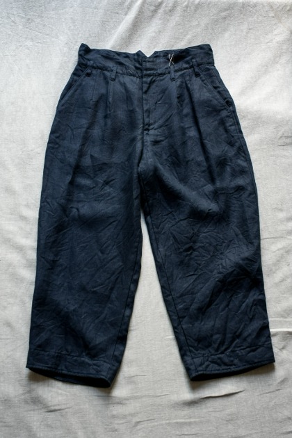 포터 클래식 Porter Classic - Linen Classic Pants - Navy